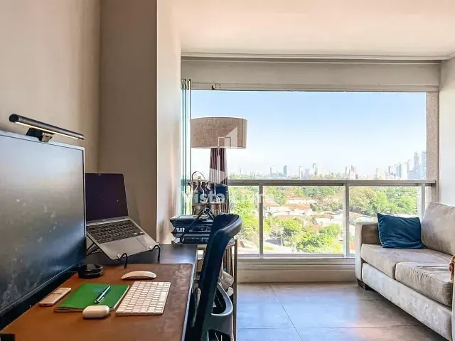 Apartamento com 72m² 1 quarto e 2 banheiros, à venda, no bairro Campo Belo em São Paulo