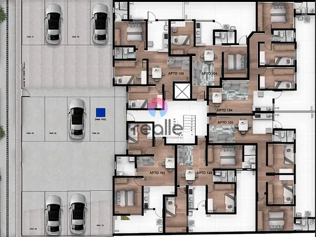 Apartamento com 60m² 2 quartos e 1 banheiro, à venda, no bairro Parque Xangri-Lá em Contagem