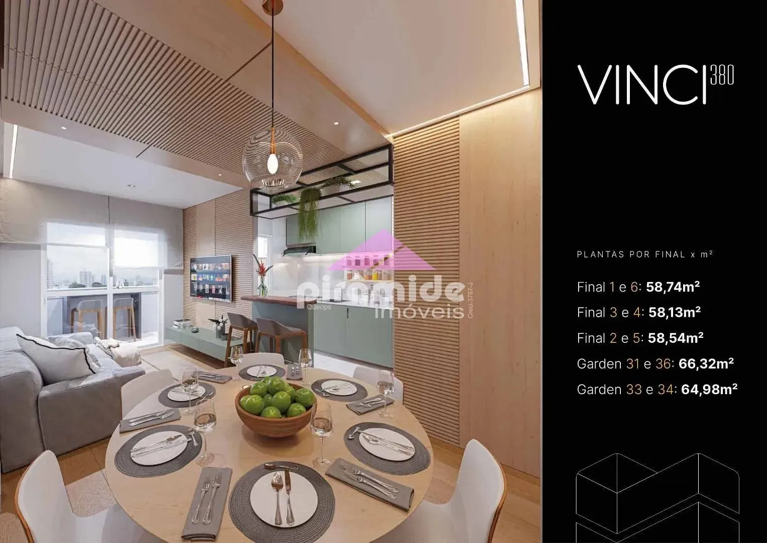 Apartamento, 2 quartos, 58 m² - Foto 3