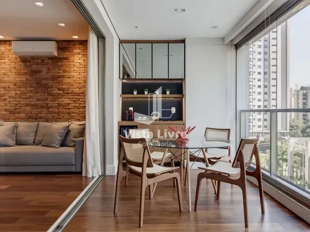 Apartamento com 62m² 1 quarto e 2 banheiros, à venda, no bairro Itaim Bibi em São Paulo