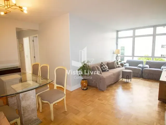 Apartamento com 107m² 3 quartos e 2 banheiros, à venda, no bairro Brooklin Paulista em São Paulo