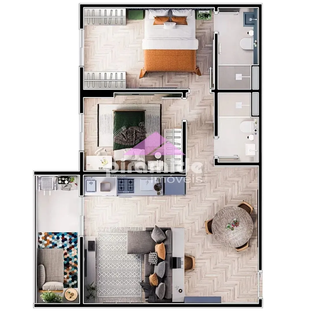Apartamento, 2 quartos, 65 m² - Foto 5