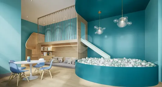 Perspectiva do Apartamento - Apto em fase final de construção! More com tranquilidade, requinte e segurança num condomínio que oferece o melhor para você e sua família. | ADMINISTRADORA PREDIAL TUON LTDA