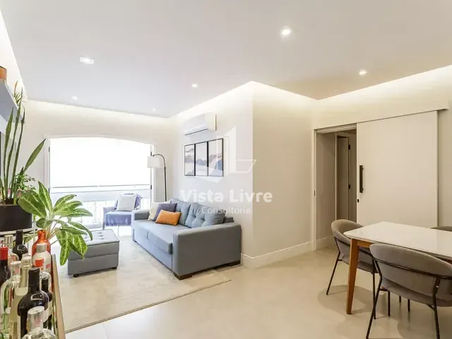 Apartamento com 85m² 2 quartos e 2 banheiros, à venda, no bairro Itaim Bibi em São Paulo