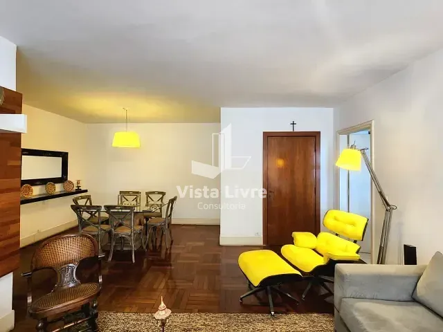 Apartamento com 140m² 3 quartos e 2 banheiros, à venda, no bairro Itaim Bibi em São Paulo