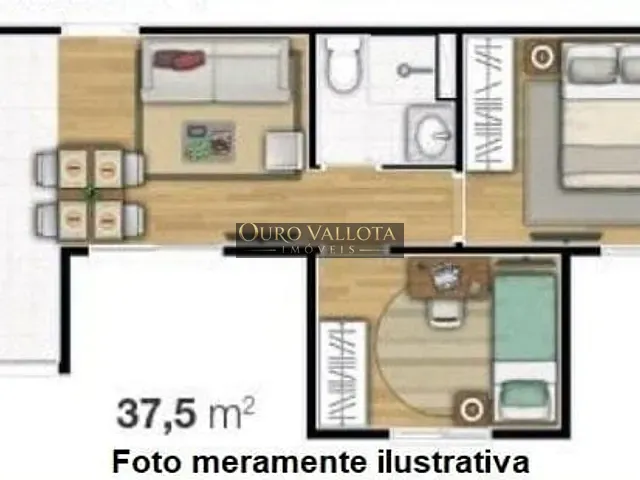 Apartamento 2 quartos e 1 banheiro, à venda, no bairro Mooca em São Paulo