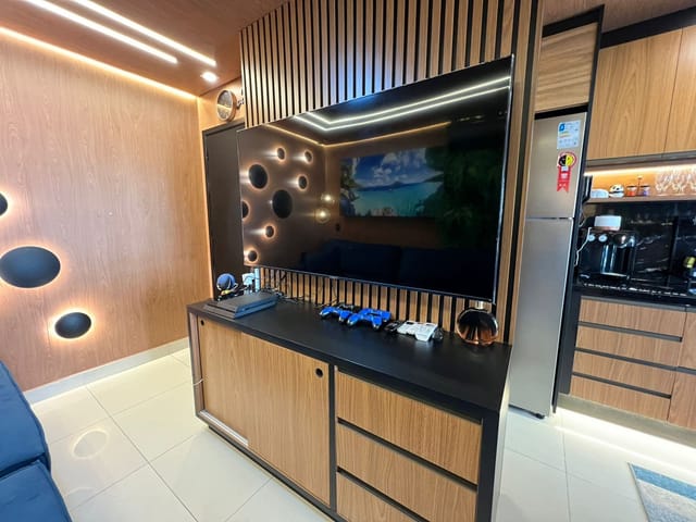 Foto do Apartamento - Apartamento para locação mobiliado e decorado com 2 quartos no DNA SmartStyle em Goiânia GO. | Home Gyn Imóveis Ltda