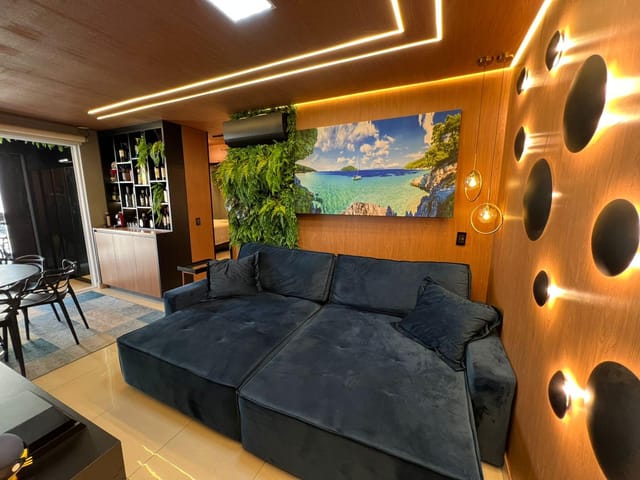 Foto do Apartamento - Apartamento para locação mobiliado e decorado com 2 quartos no DNA SmartStyle em Goiânia GO. | Home Gyn Imóveis Ltda