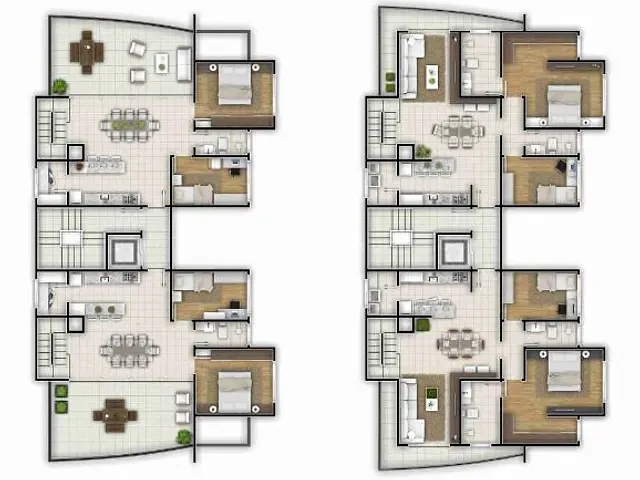 Apartamento com 264m² 4 quartos e 3 banheiros, à venda, no bairro Orfãs em Ponta Grossa