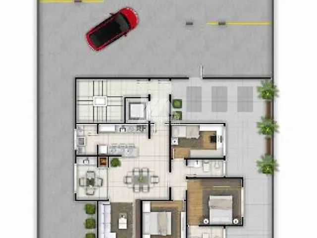 Apartamento com 264m² 4 quartos e 3 banheiros, à venda, no bairro Orfãs em Ponta Grossa