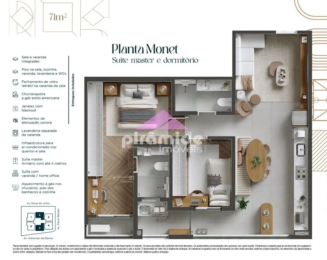 Apartamento, 2 quartos, 71 m² - Foto 6