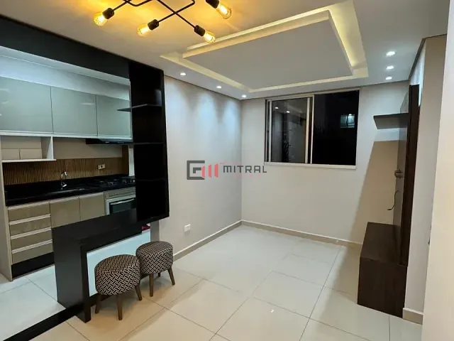 Apartamento com 85m² 2 quartos e 1 banheiro, para alugar, no bairro Gleba Fazenda Palhano em Londrina