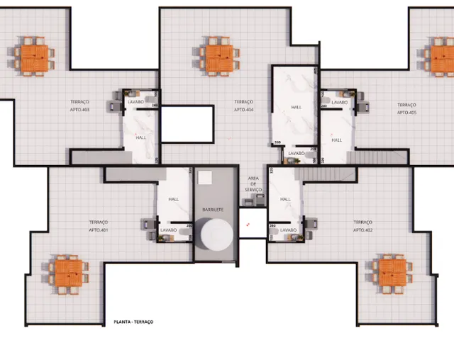 Cobertura / Penthouse com 150m² 3 quartos e 3 banheiros, à venda, no bairro Santa Branca em Belo Horizonte
