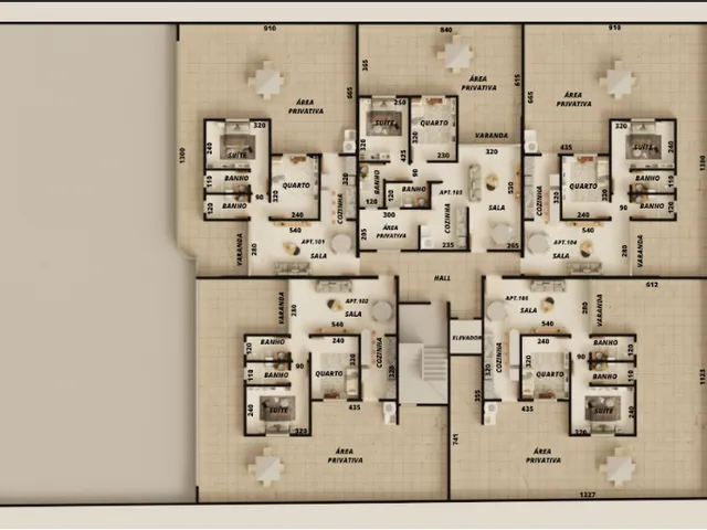 Apartamento com 122m² 2 quartos e 2 banheiros, à venda, no bairro Santa Branca em Belo Horizonte