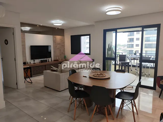 Apartamento com 118m² 3 quartos e 3 banheiros, à venda, no bairro Jardim Esplanada em São José dos Campos