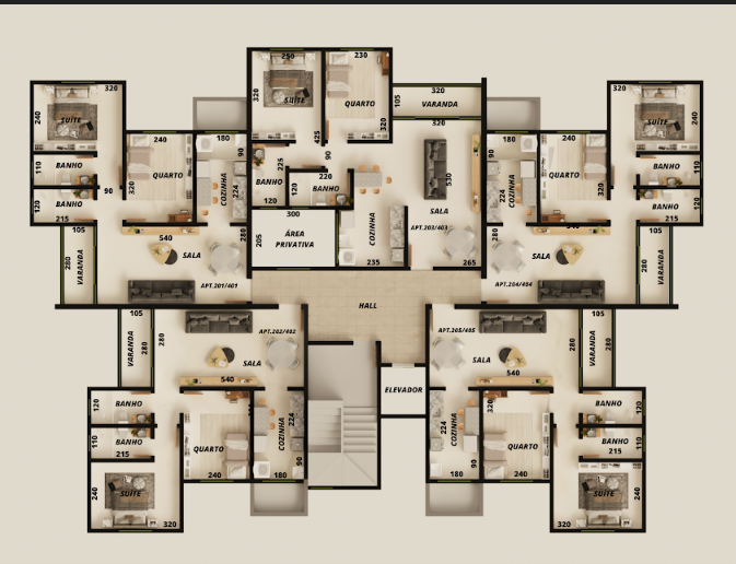 Apartamento, 2 quartos, 54 m² - Foto 5