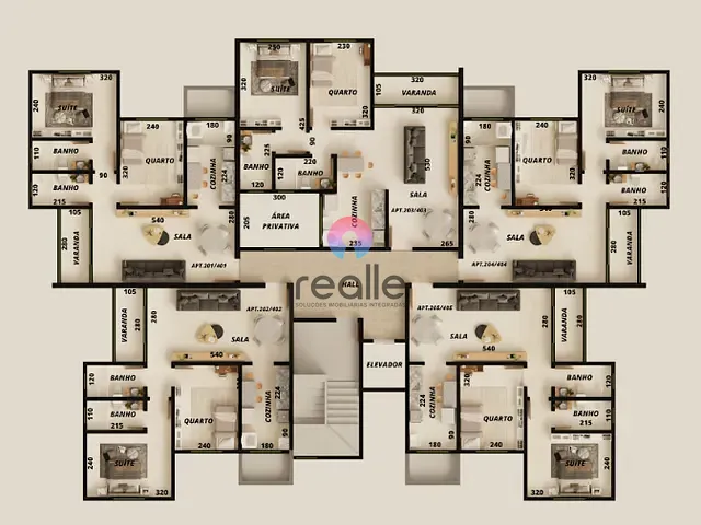 Apartamento com 54m² 2 quartos e 2 banheiros, à venda, no bairro Santa Branca em Belo Horizonte
