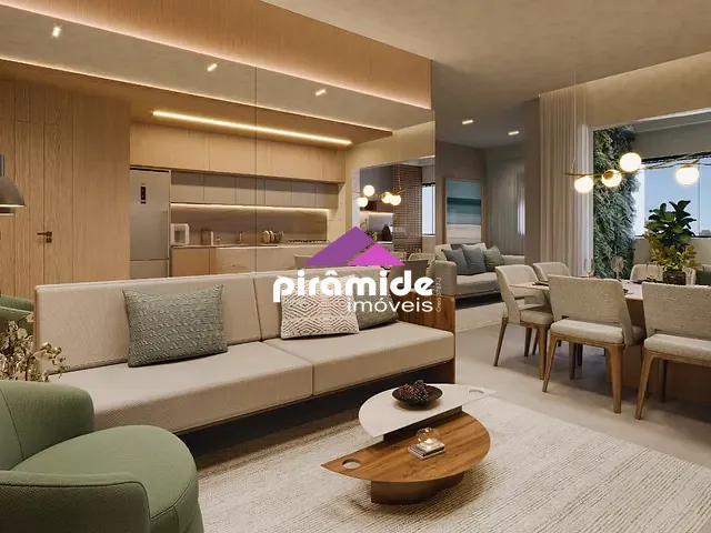 Apartamento com 71m² 2 quartos e 1 banheiro, à venda, no bairro Santana em São José dos Campos