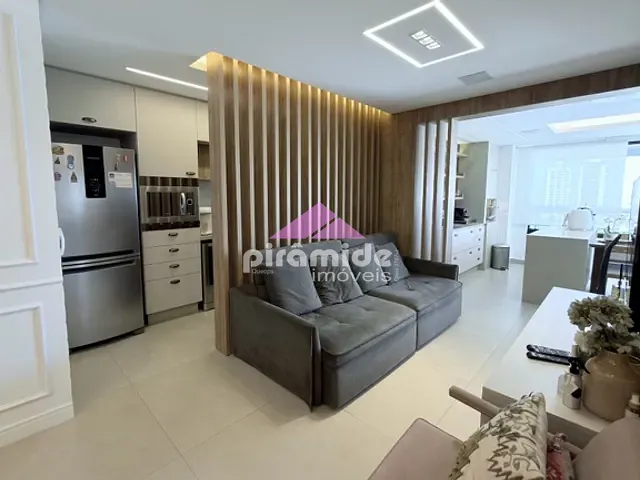 Apartamento 3 quartos e 2 banheiros, à venda, no bairro Parque Residencial Aquarius em São José dos Campos