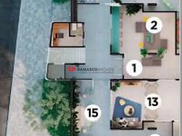 Apartamento 2 quartos e 1 banheiro, à venda, no bairro Santa Maria em Santo André