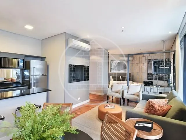 Apartamento com 65m² 1 quarto e 1 banheiro, à venda, no bairro Vila Olímpia em São Paulo