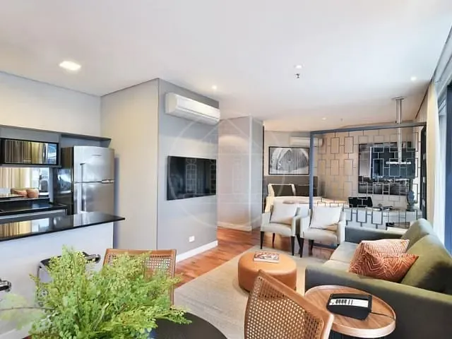 Apartamento com 65m² 1 quarto e 1 banheiro, à venda, no bairro Vila Olímpia em São Paulo