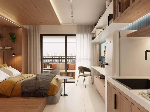 Apartamento com 39m² 2 quartos e 1 banheiro, à venda, no bairro Butantã em São Paulo