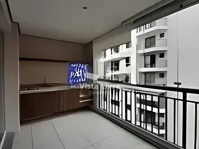 Apartamento com 58m² 1 quarto e 2 banheiros, à venda, no bairro Brooklin Paulista em São Paulo