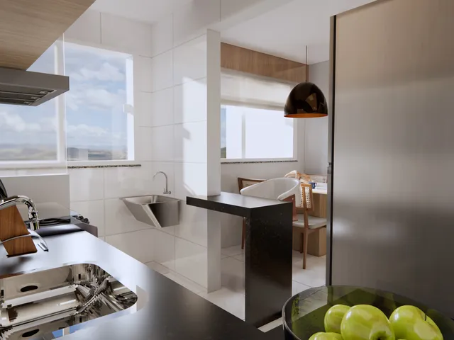 Apartamento 2 quartos e 1 banheiro, à venda, no bairro Santa Mônica em Belo Horizonte