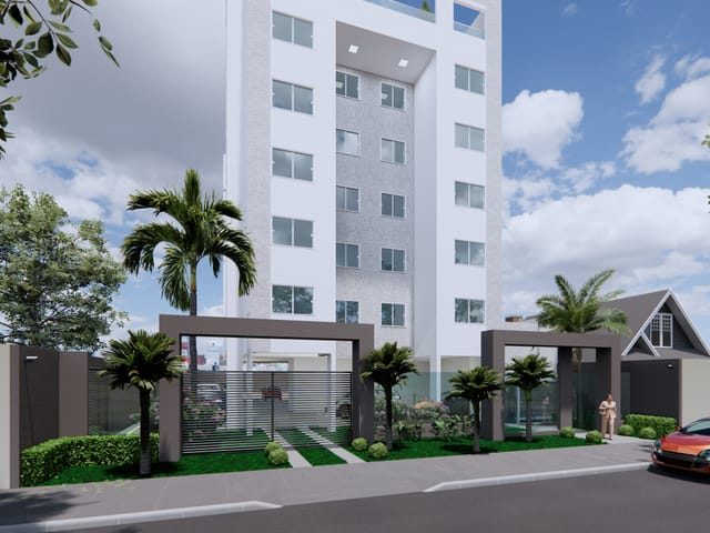 Apartamento 2 quartos e 1 banheiro, à venda, no bairro Santa Mônica em Belo Horizonte