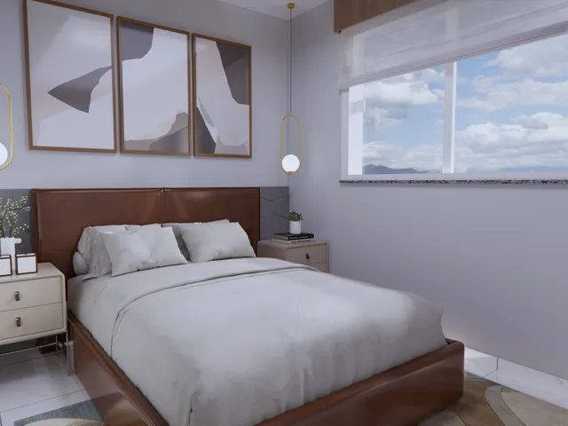 Apartamento 2 quartos e 1 banheiro, à venda, no bairro Santa Mônica em Belo Horizonte