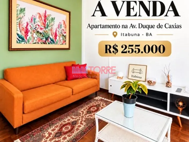 Apartamento 2 quartos e 1 banheiro, à venda, no bairro Centro em Itabuna