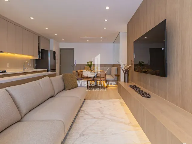 Apartamento com 81m² 2 quartos e 2 banheiros, à venda, no bairro Brooklin Paulista em São Paulo