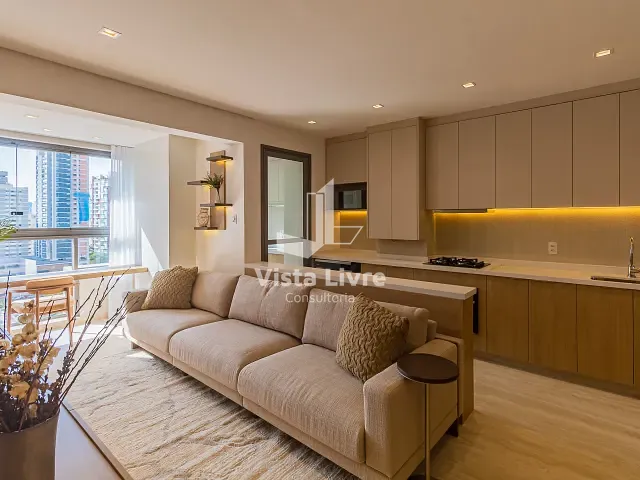 Apartamento com 81m² 2 quartos e 2 banheiros, à venda, no bairro Brooklin Paulista em São Paulo