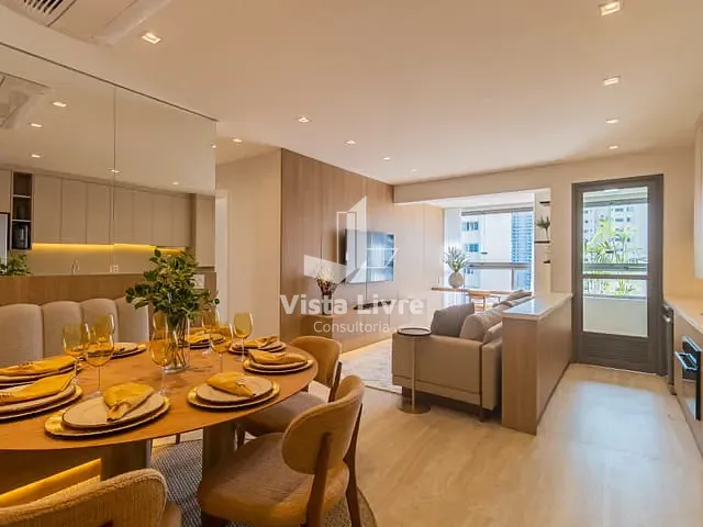 Apartamento com 81m² 2 quartos e 2 banheiros, à venda, no bairro Brooklin Paulista em São Paulo