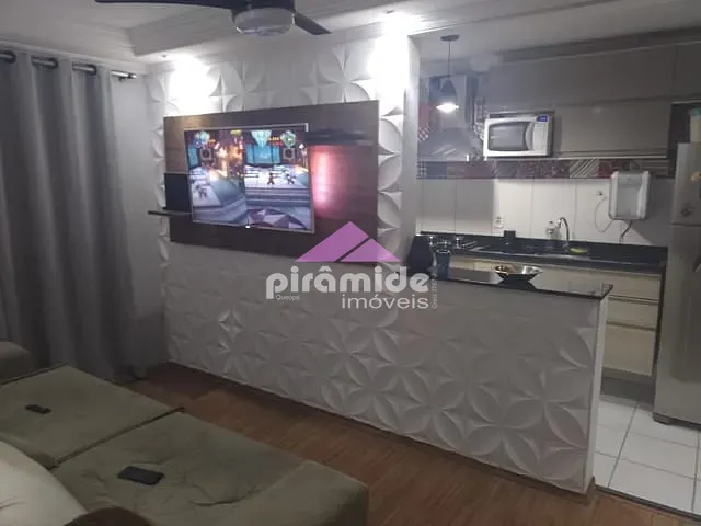Apartamento com 48m² 2 quartos e 1 banheiro, à venda, no bairro Vila Tesouro em São José dos Campos