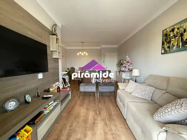Apartamento com 90m² 3 quartos e 2 banheiros, à venda, no bairro Monte Castelo em São José dos Campos