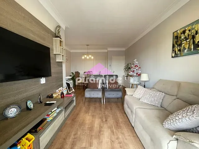 Apartamento com 90m² 3 quartos e 2 banheiros, à venda, no bairro Monte Castelo em São José dos Campos
