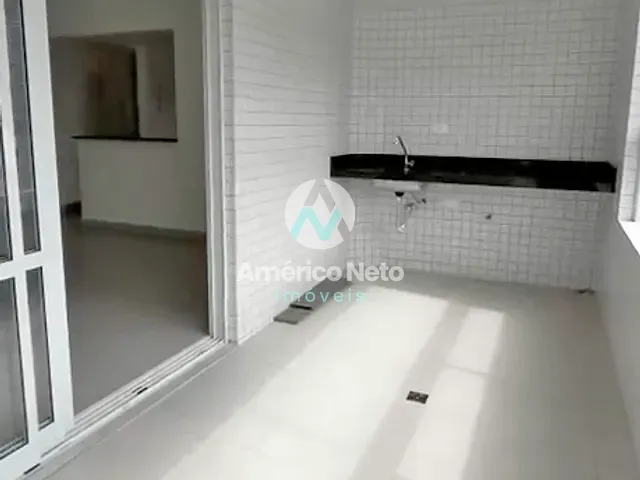 Apartamento com 88m² 2 quartos e 3 banheiros, à venda, no bairro Canto do Forte em Praia Grande