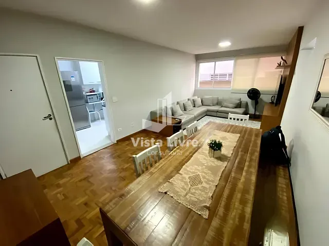 Apartamento com 88m² 2 quartos e 1 banheiro, à venda, no bairro Jardim Paulista em São Paulo