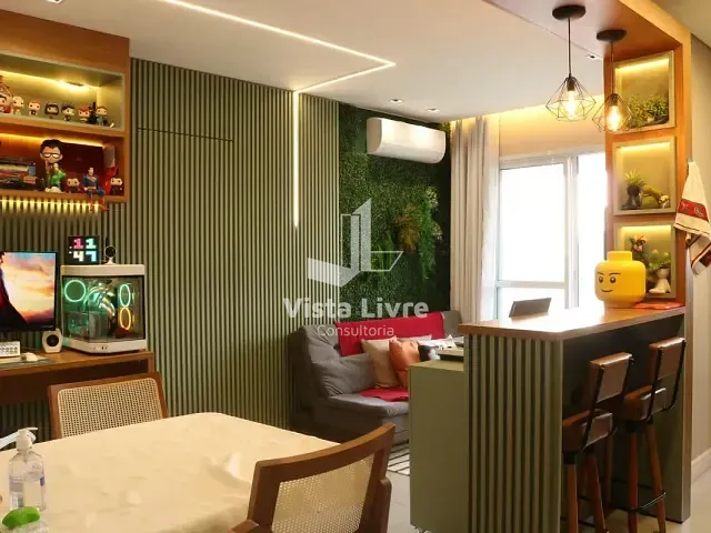 Apartamento com 45m² 1 quarto e 1 banheiro, à venda, no bairro Várzea da Barra Funda em São Paulo