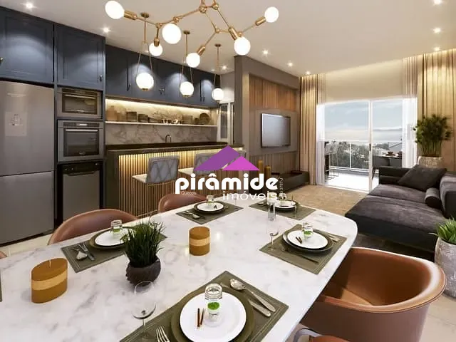 Apartamento com 70m² 2 quartos e 3 banheiros, à venda, no bairro Itaguá em Ubatuba