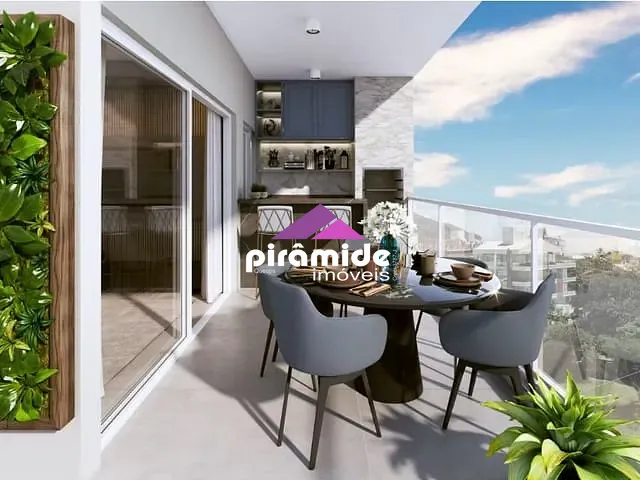 Apartamento com 70m² 2 quartos e 3 banheiros, à venda, no bairro Itaguá em Ubatuba