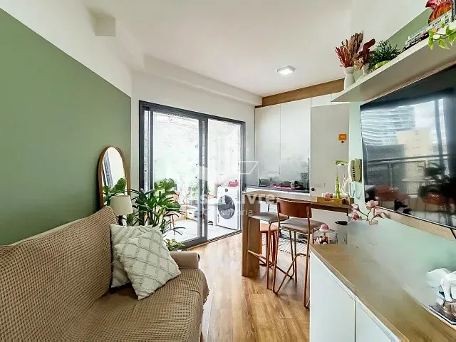 Apartamento com 32m² 1 quarto e 1 banheiro, à venda, no bairro Pinheiros em São Paulo