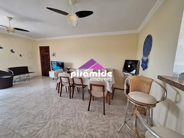 Apartamento com 110m² 3 quartos e 2 banheiros, para alugar, no bairro Pontal de Santa Marina em Caraguatatuba