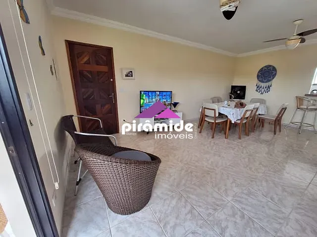 Apartamento com 110m² 3 quartos e 2 banheiros, para alugar, no bairro Pontal de Santa Marina em Caraguatatuba