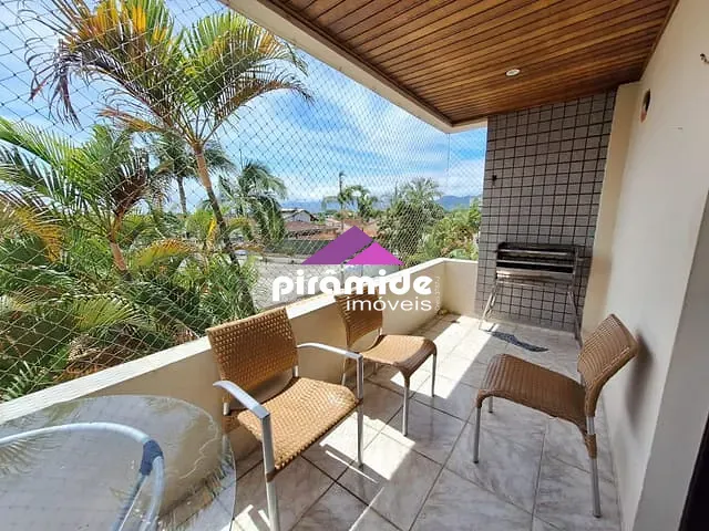 Apartamento com 110m² 3 quartos e 2 banheiros, para alugar, no bairro Pontal de Santa Marina em Caraguatatuba