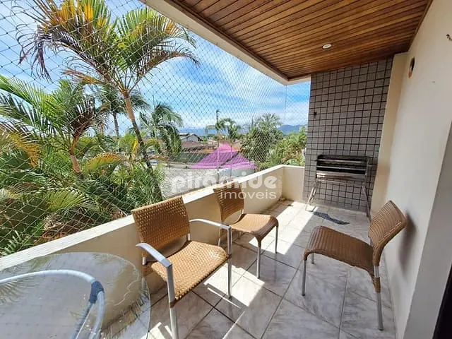 Apartamento com 110m² 3 quartos e 2 banheiros, para alugar, no bairro Pontal de Santa Marina em Caraguatatuba