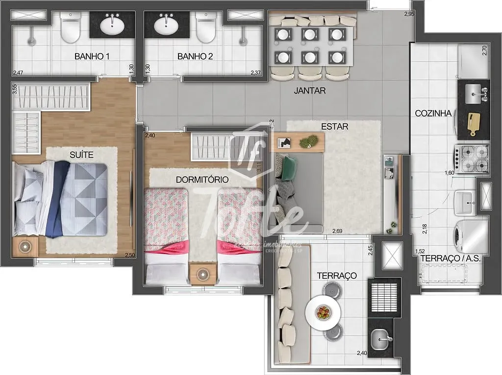 Apartamento, 2 quartos, 62 m² - Foto 18