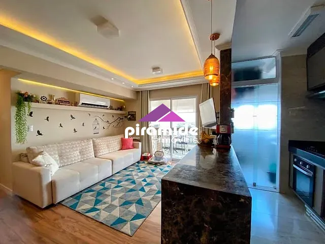 Apartamento 3 quartos e 2 banheiros, à venda, no bairro Palmeiras de São José em São José dos Campos